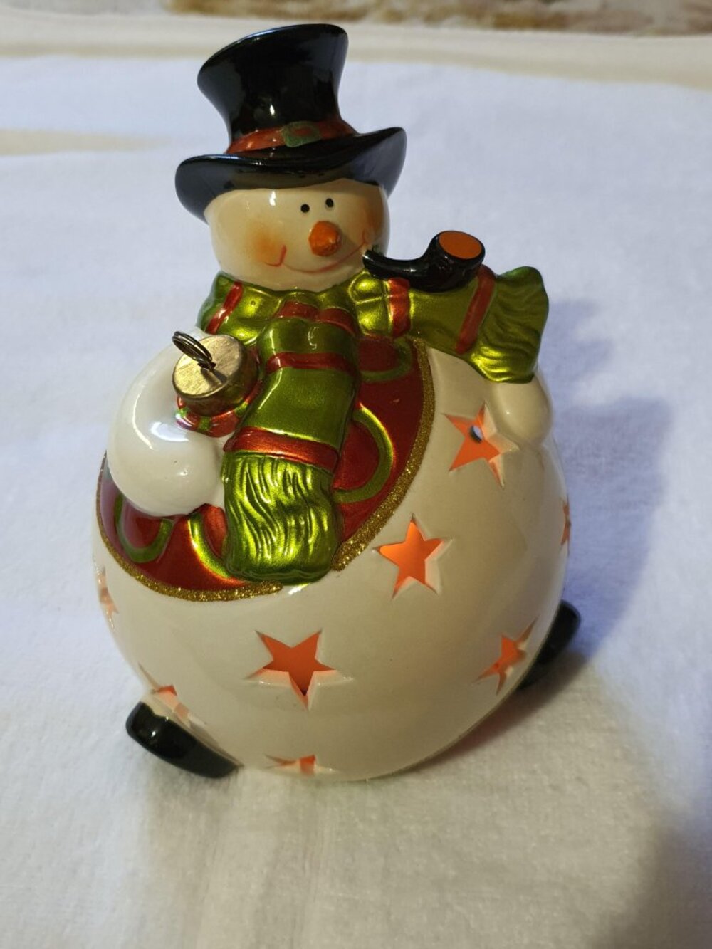 Snowman Color Changing Lighted Frosty Christmas Luminary Home Reflections